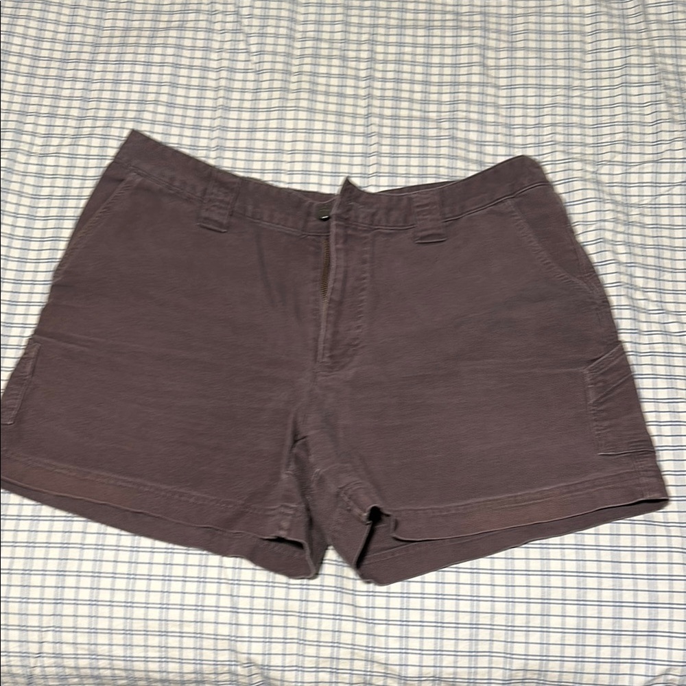 Patagonia canvas stand up shorts, dark grey